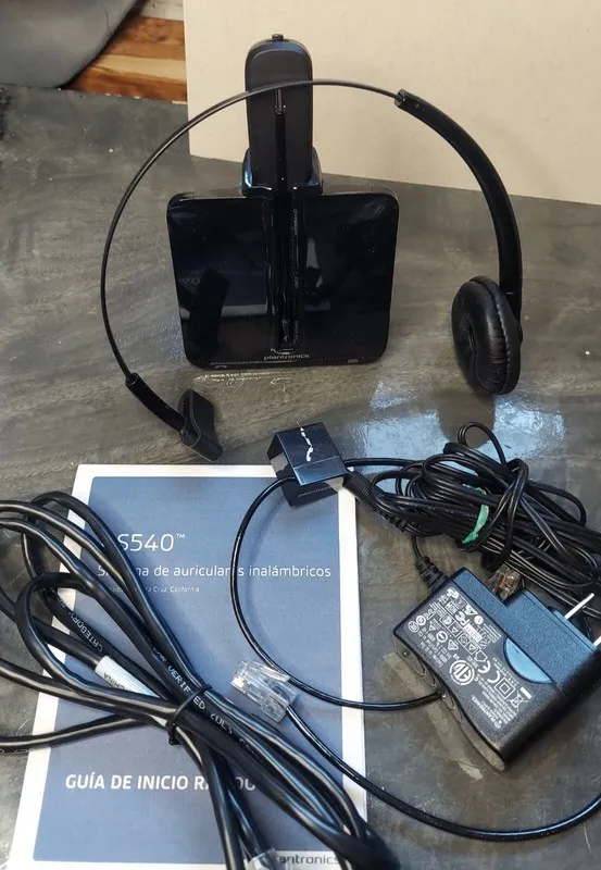 VoIP-шлюз Plantronics CS540 Wireless Headset System Black Complete 84693-01
