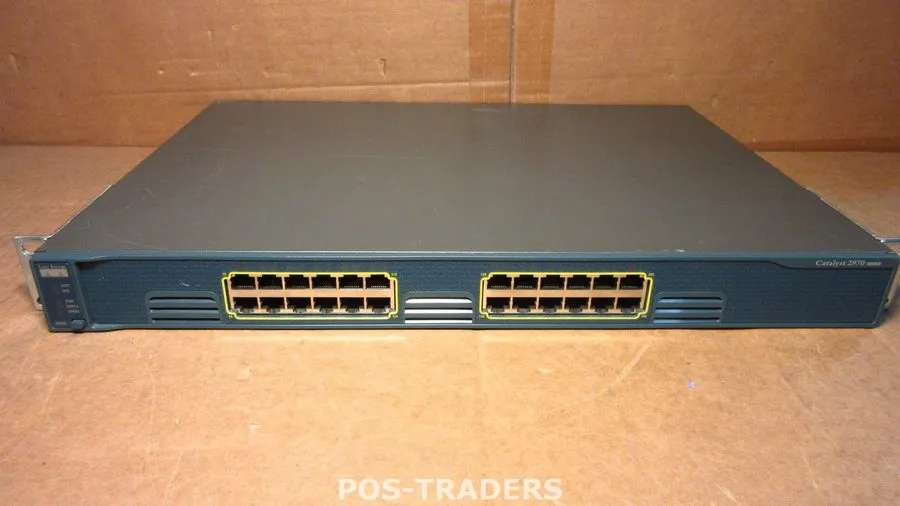 Коммутатор Cisco Catalyst WS-C3750V2-24PS-S 24 Port PoE Switch With Rackmounts