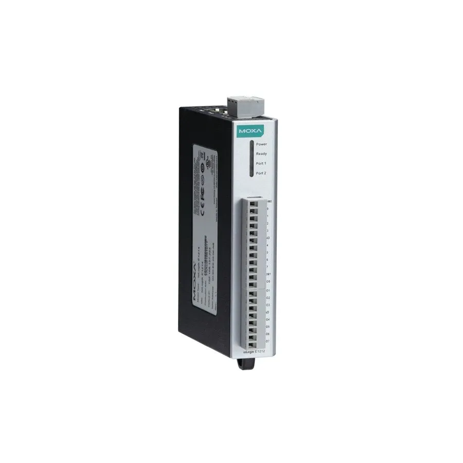 IIoT-устройство MOXA IOLOGIK E1210 ETHERNET REMOTE INPUT WITH 2-PORT ETHERNET SW — фото лота 1