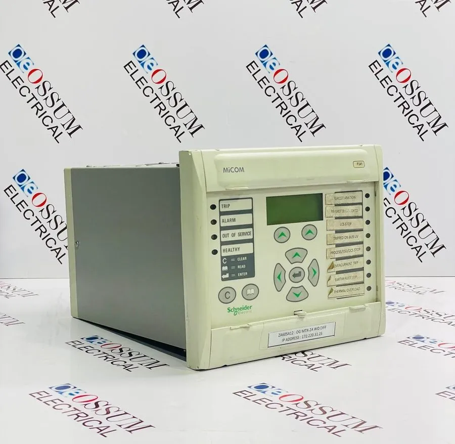 Реле защиты SCHNEIDER ELECTRIC MICOM P241 PROTECTION RELAY P24131PA6M0C78J 100-2