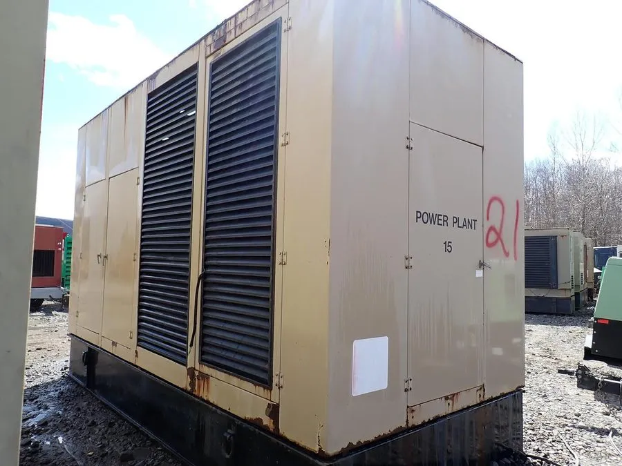 Генератор 1990 Cummins KTA38-G2 650 KW Generator Set LOW HOURS! VIDEO! 3ph 480V — фото лота 3