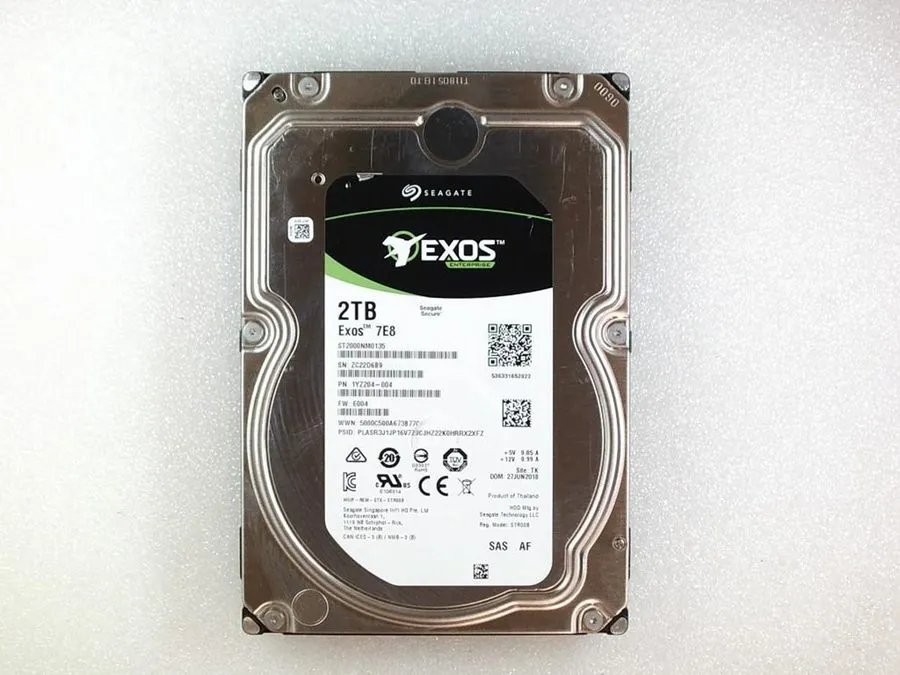 Жёсткий диск SEAGATE ENTERPRISE 7E8 ST2000NM0135 2TB 3.5 SAS HDD, GRADE A HARD D