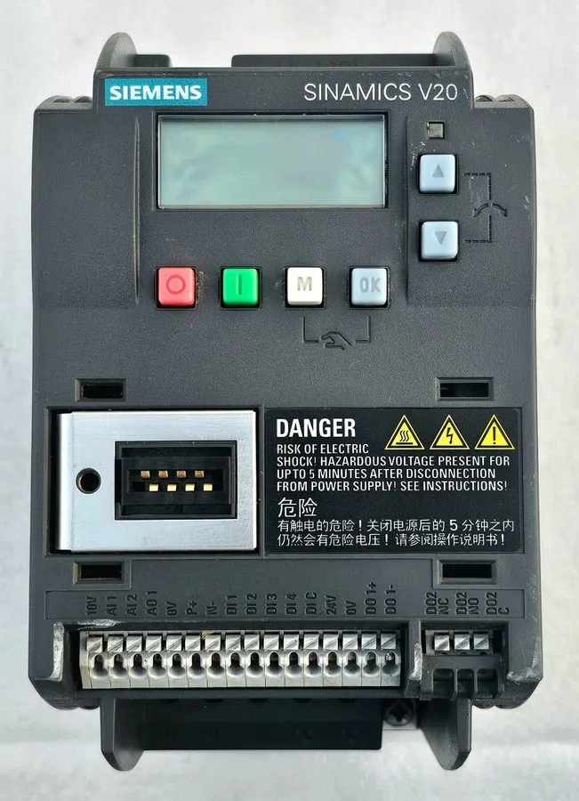 Частотный преобразователь SIEMENS SINAMICS V20 6SL3210-5BB17-5UV0 INVERTER