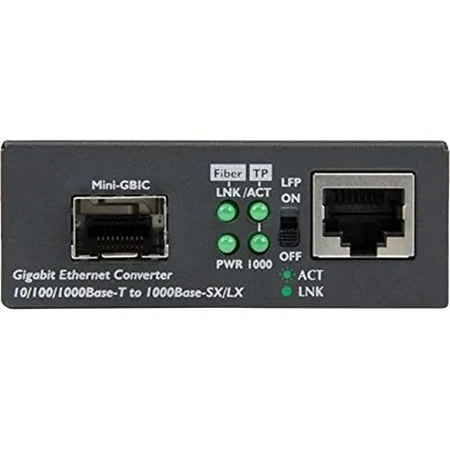 Медиаконвертер StarTech MCM1110SFP Gigabit Ethernet Fiber Media Converter w/ Ope