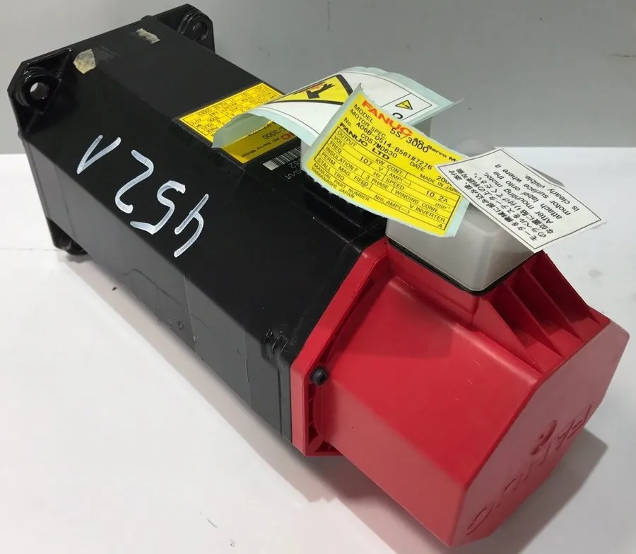 Серводвигатель Fanuc AC Servo Motor, Model: 5S/3000, Type: A06B-0514-B505#7008 — фото лота 2