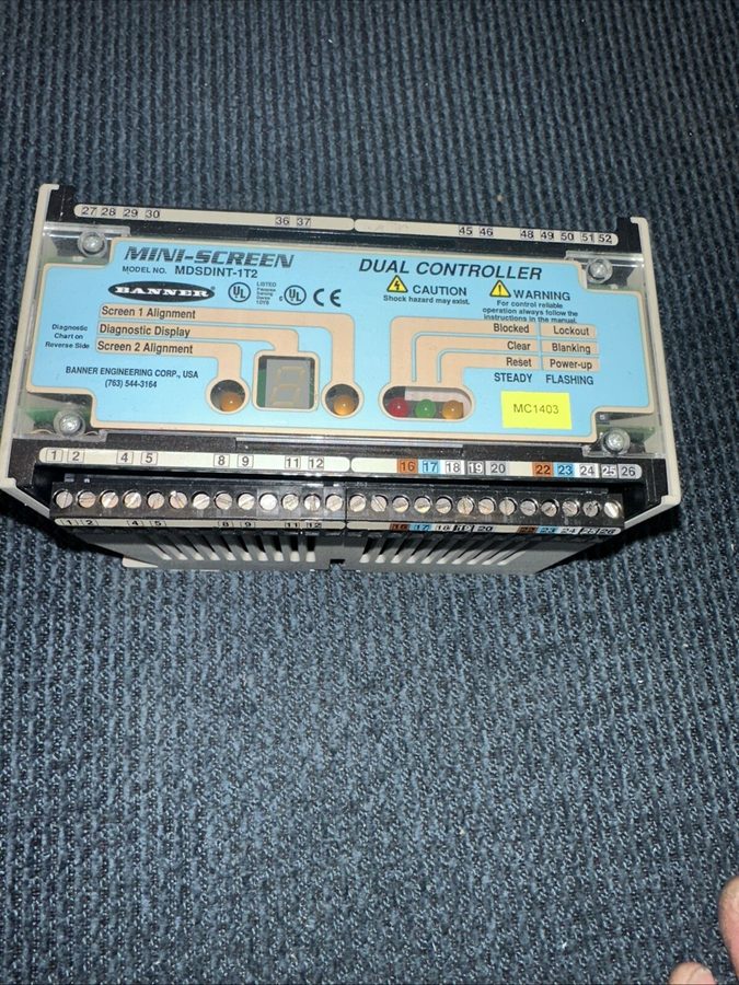 Световая завеса Banner MDSDINT-1T2 Mini-Screen Safety Light Curtain Dual Control