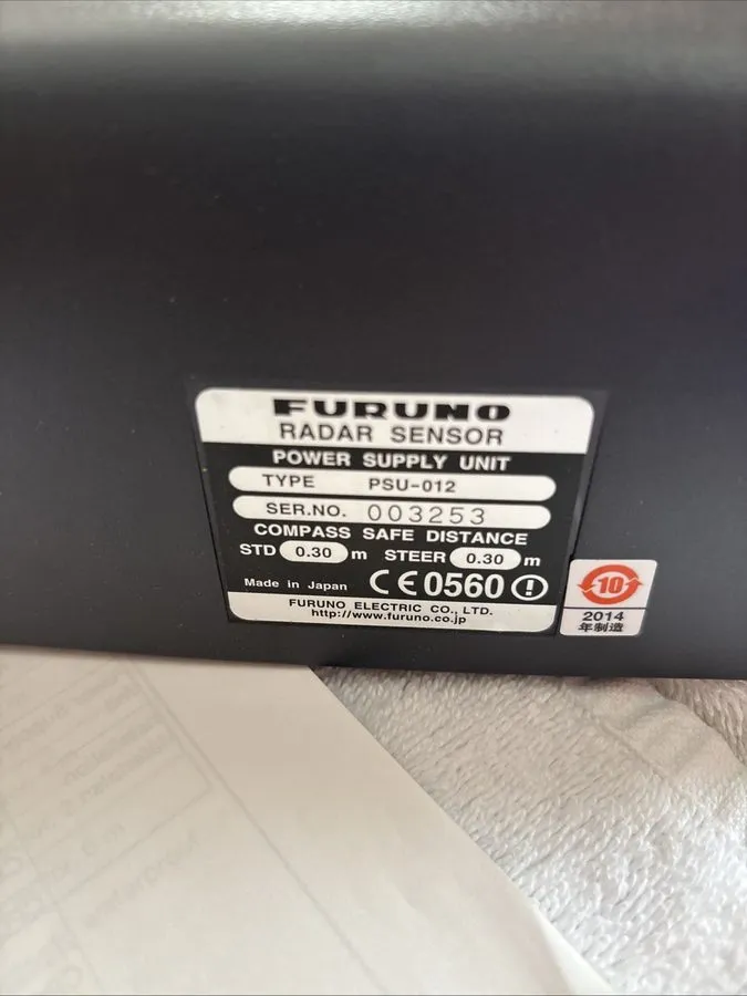 Блок питания Furuno PSU-012 Digital Open Array Radar Power Supply And Cable — фото лота 1