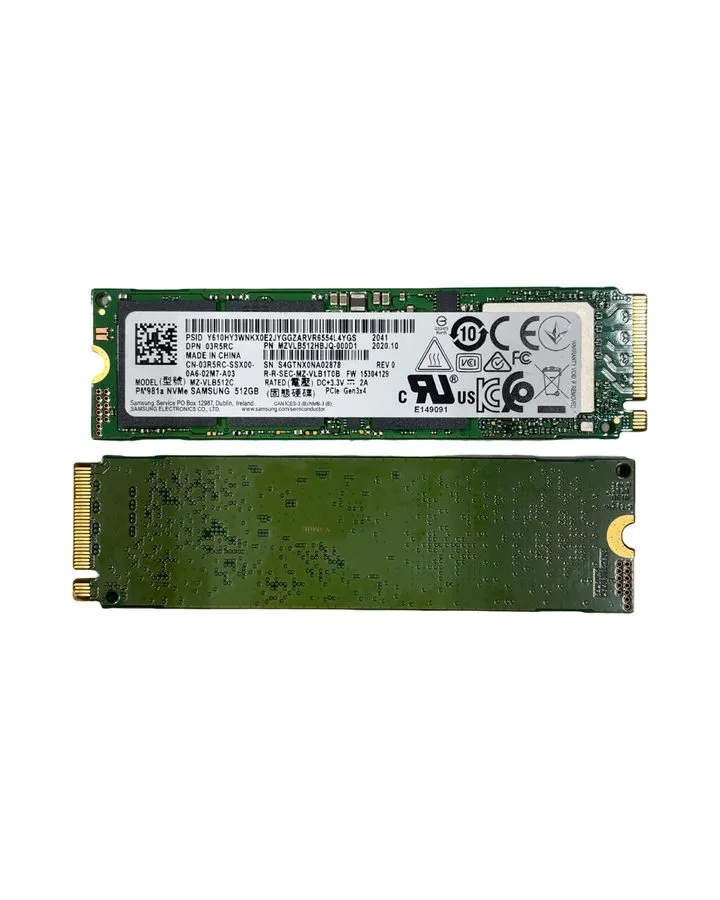 SSD-накопитель Samsung PM981a 512GB M.2 NVMe PCIe 3.0 Internal SSD / MZ-VLB512C