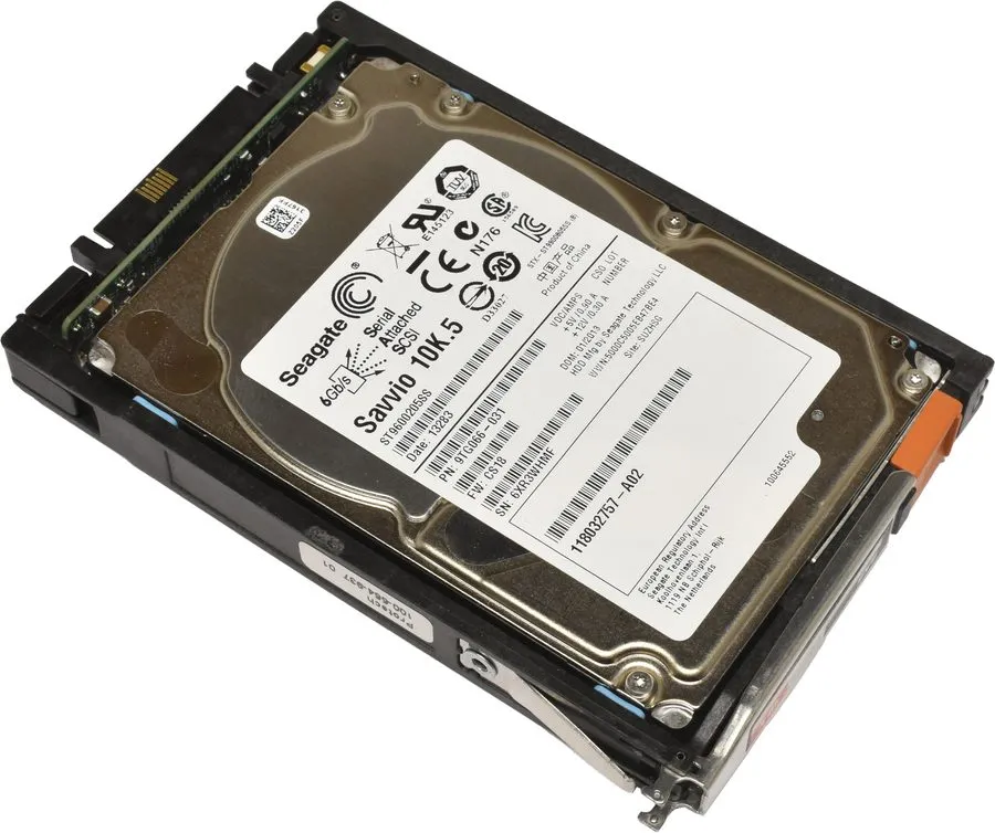 Жёсткий диск EMC Seagate 600GB 2.5" 10K 6G SAS HDD Hard Drive ST9600205SS 9TG066