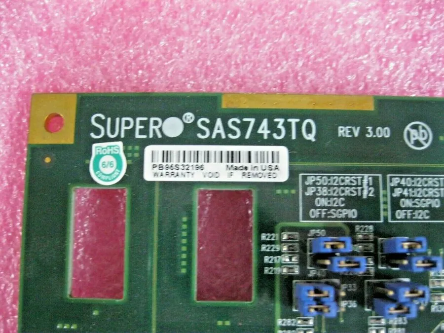 Бэкплейн Supermicro SAS743TQ 8-Port 3.5" SAS/SATA 6Gbps 4U Backplane