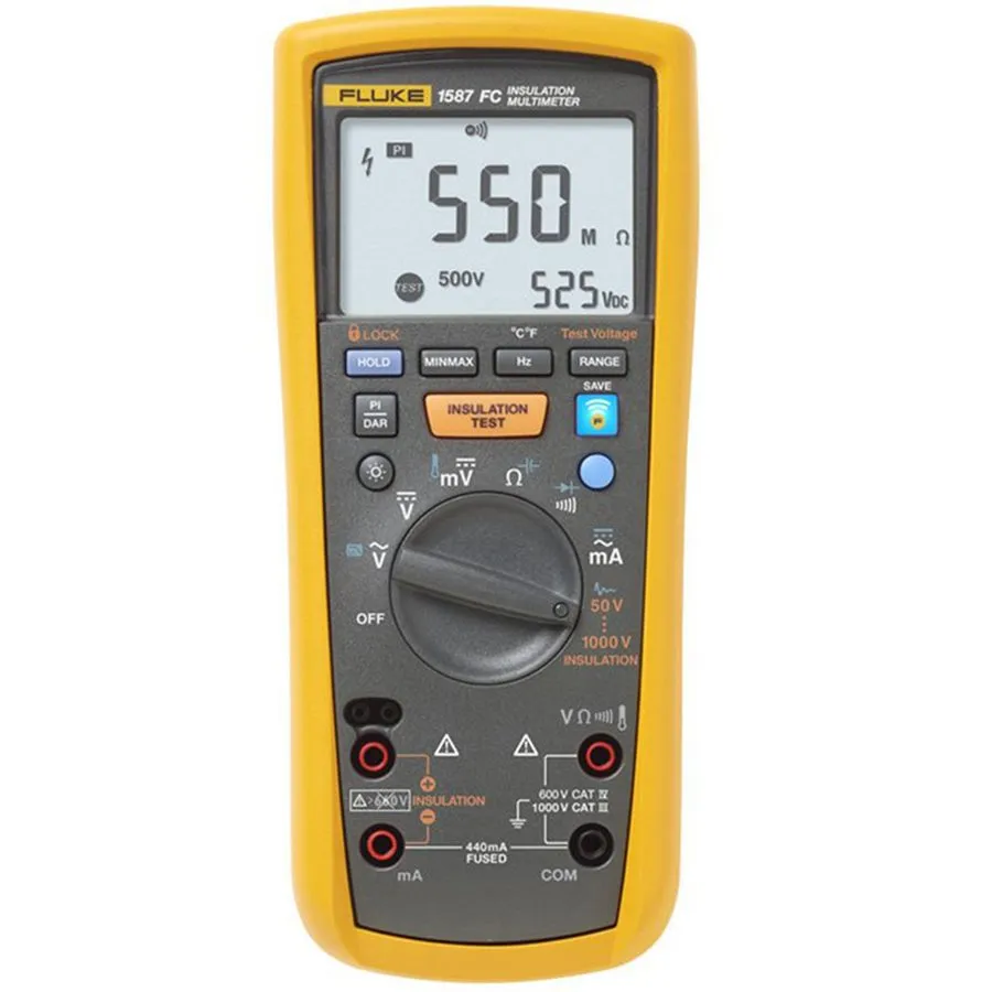 Мультиметр Fluke 1587FC True-RMS Megohmmeter/Insulation Resistance Tester and Mu