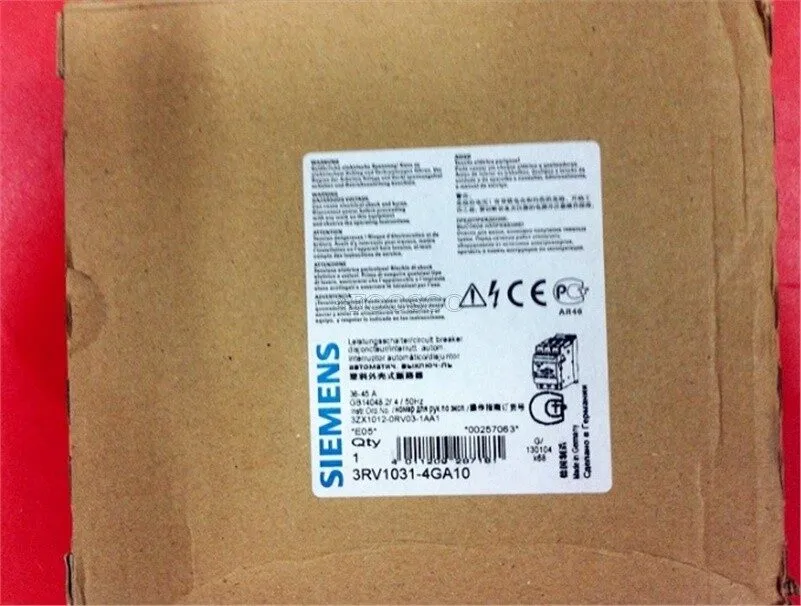 Автоматический выключатель Siemens Motor protection circuit breaker 3RV1031-4GA1