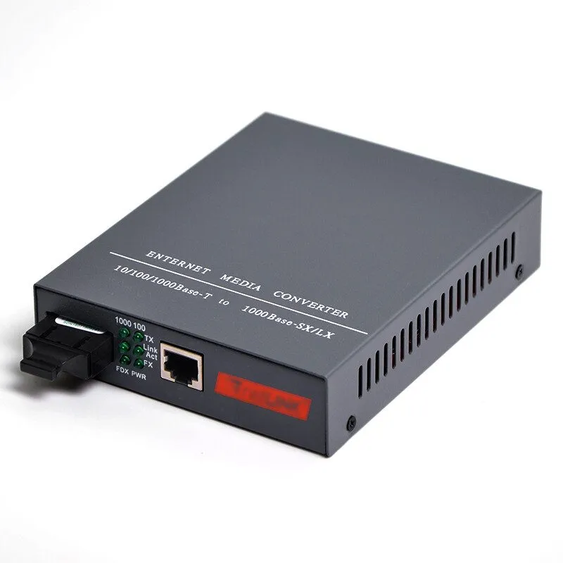 Медиаконвертер HTB-GS-03 Gigabit Fiber Optical Media Converter Single Mode to RJ