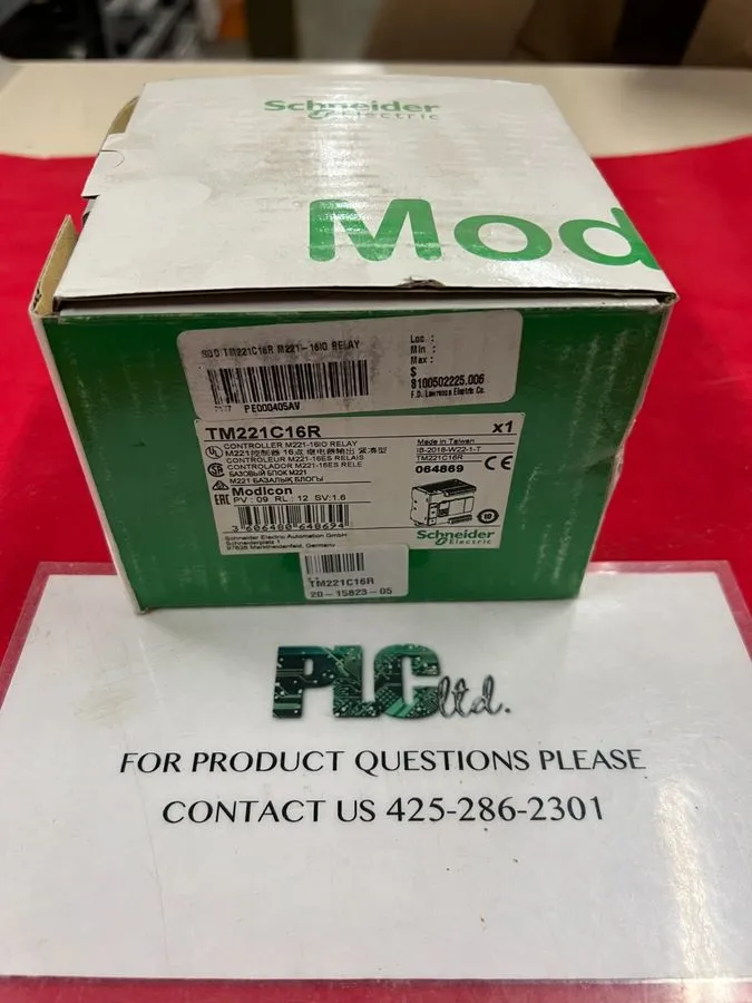 ПЛК Schneider TM221C16R Modicon M221 16I/O Relay Output PLC Controller