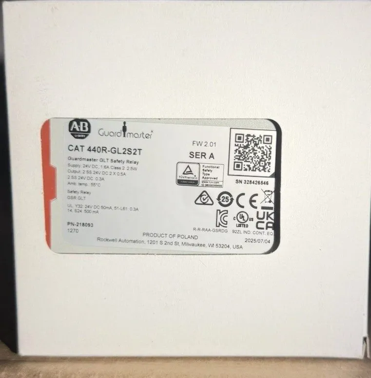 Реле безопасности Allen-Bradley 440R-GL2S2T safety relay with Time Delay Free de
