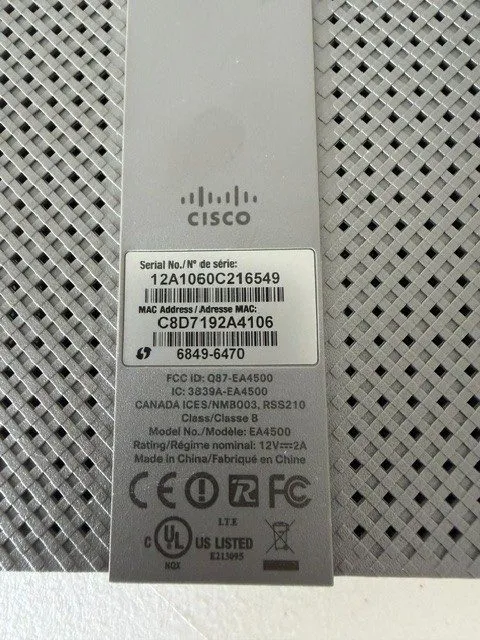 Маршрутизатор Cisco Linksys EA4500 Dual-Band N900 WiFi Router Gigabit USB — фото лота 4