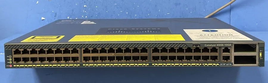 Коммутатор Catalyst 4948-10GE PoE+ 48-port Ethernet Network Switch WS-C4948-10GE