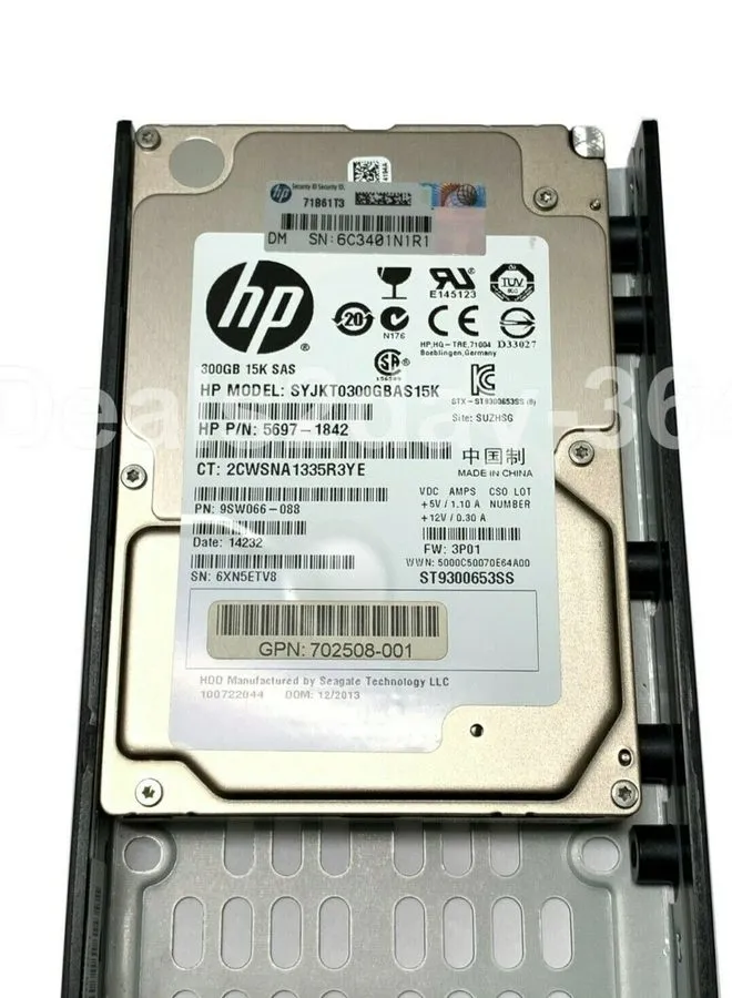 Жёсткий диск QR492A 802271-001 HP 3PAR 7000 300GB 15K SAS 2.5 Storage HardDrive