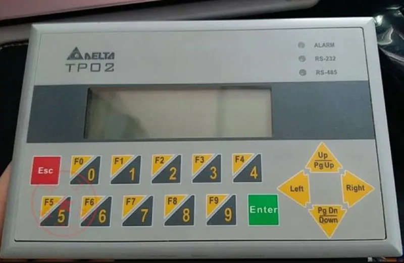 Панель оператора DELTA TP02G-AS1 TEXT PANEL HMI DISPLAY 24VDC