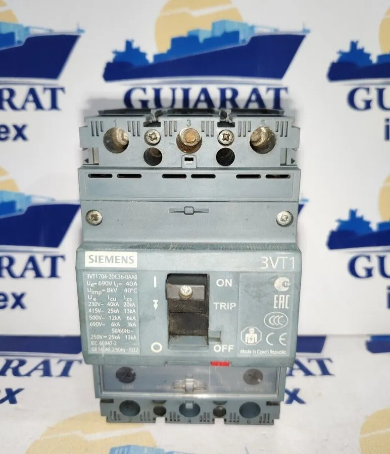 Автоматический выключатель SIEMENS 3VT1704-2DC36-0AA0 CIRCUIT BREAKER 40AMP/ 440 — фото лота 1