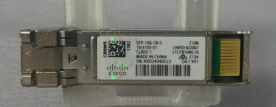 Трансивер Cisco SFP-10G-SR-S 10G SFP+ 850nm LC MMF Transceiver 10-3105-01