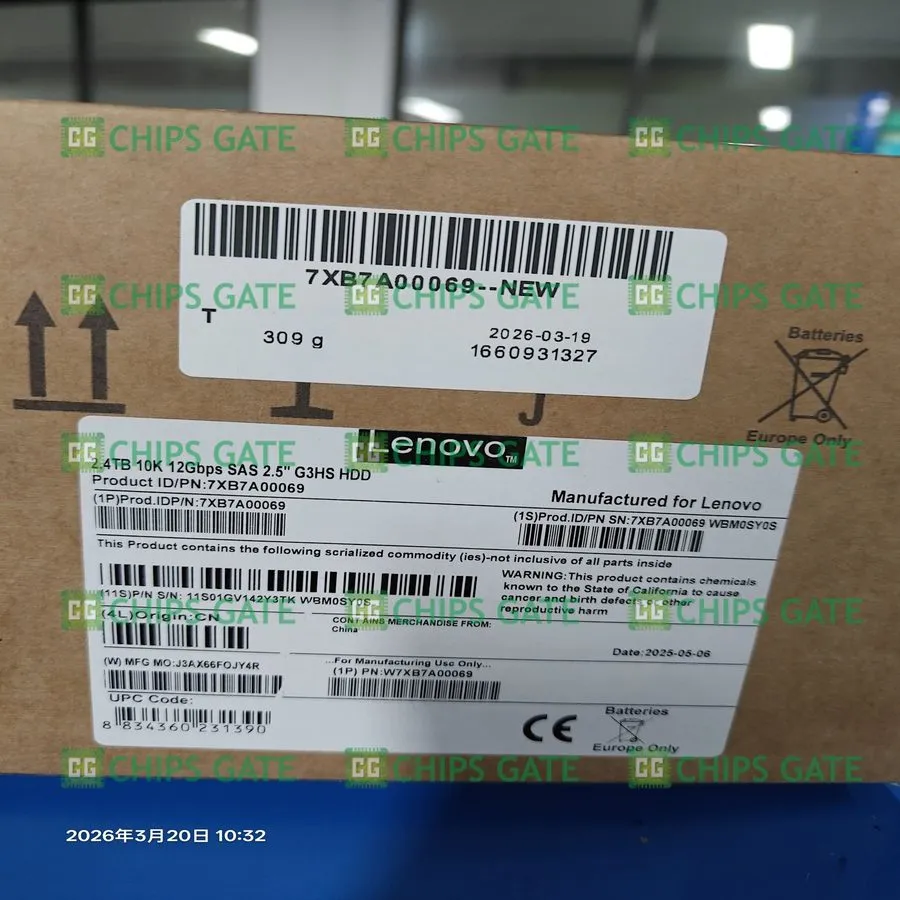 Жёсткий диск NewLenovo 01GV182 2.4TB 10K SAS 12Gb/s 2.5" 512e SED HDD 7XB7A00070