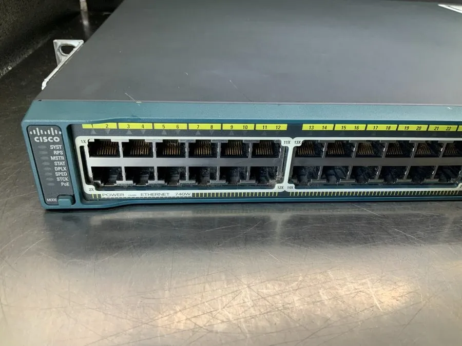 Коммутатор Cisco WS-C2960S-48FPS-L Catalyst 2960-S 48-Port PoE+ Network Switch