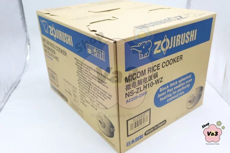 Рисоварка Zojirushi Overseas Rice Cooker 5.5 Cup 220-230V Micom NS-ZLH10-WZ R872