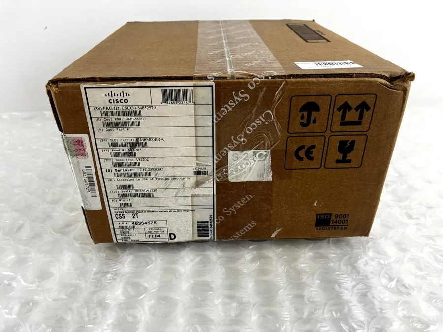VoIP-шлюз Cisco VG202 Voice Gateway 2-Port FXS, SIP, VoIP Adapter