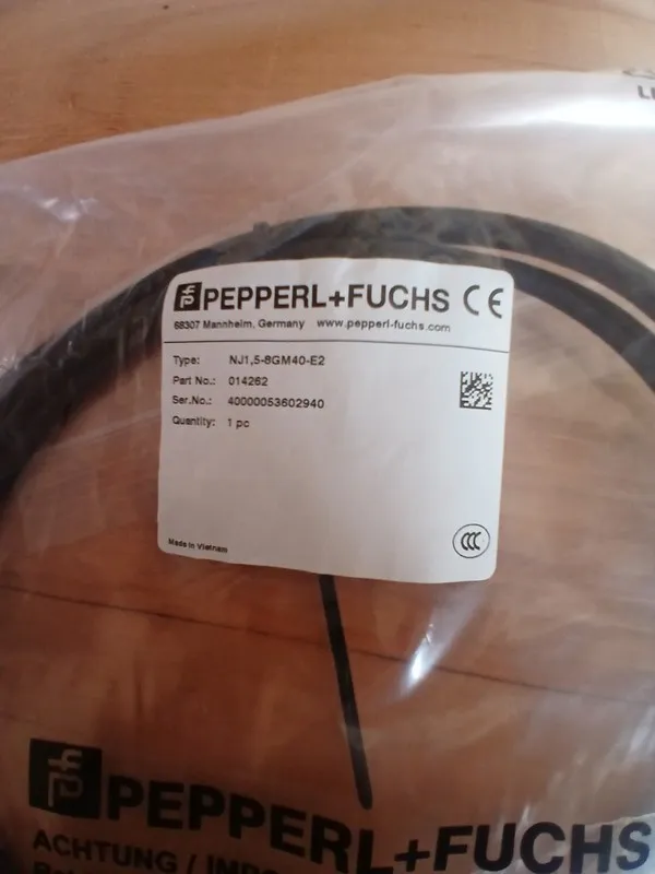 Датчик приближения PEPPERL+FUCHS 014262 PROXIMITY SENSOR NJ1,5-8GM40-E2 — фото лота 1