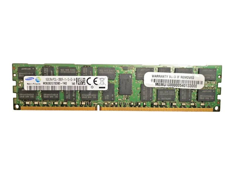 Модуль памяти Samsung 16GB 2Rx4 PC3L-12800R M393B2G70DB0-YK0 DDR3 1600MHz Reg EC