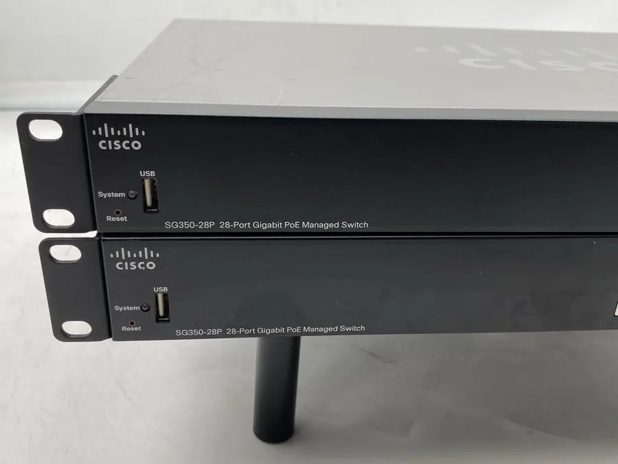 Коммутатор Cisco SG350-28P-K9 28-Port Gigabit PoE Managed Switch