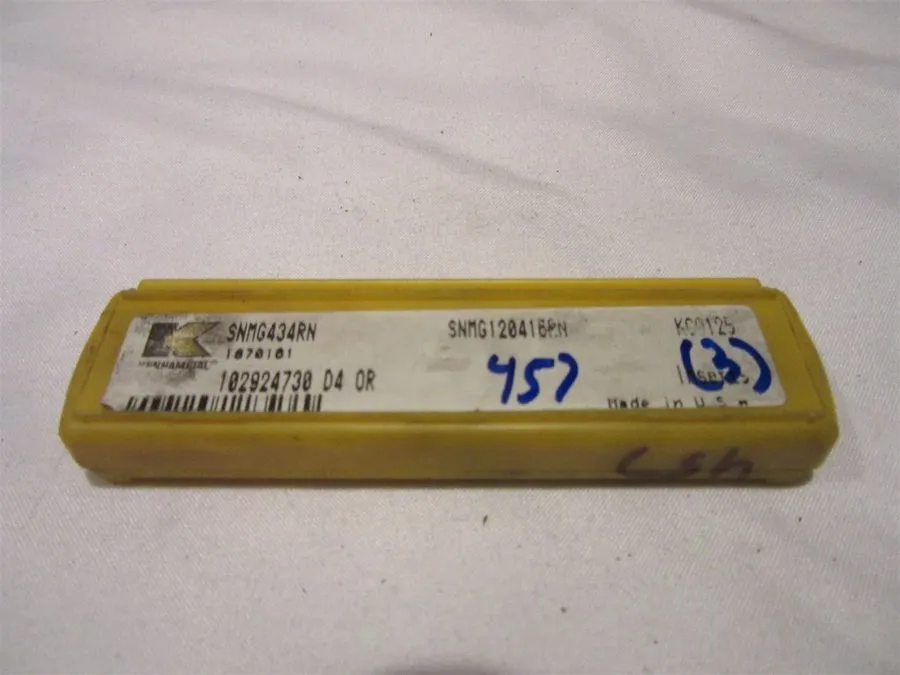 Режущий инструмент Qty Kennametal SNMG434RN KC9125 SNMG 120416RN Carbide Insert