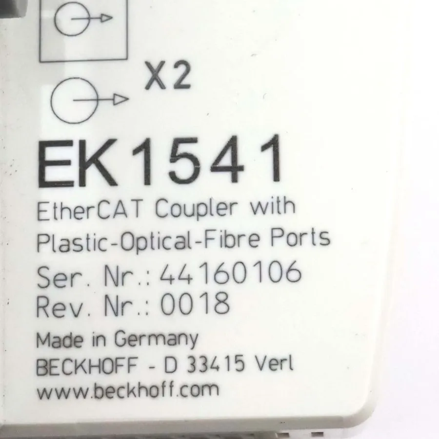 Шлюз полевой шины Beckhoff EtherCAT Coupler EK1541 NOV