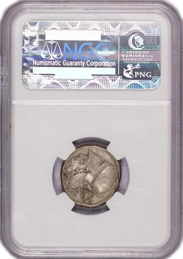 Лабораторный прибор Acarnania, Leucas AR Stater (4th-3rd Cent. BC) NGC VF! Rare