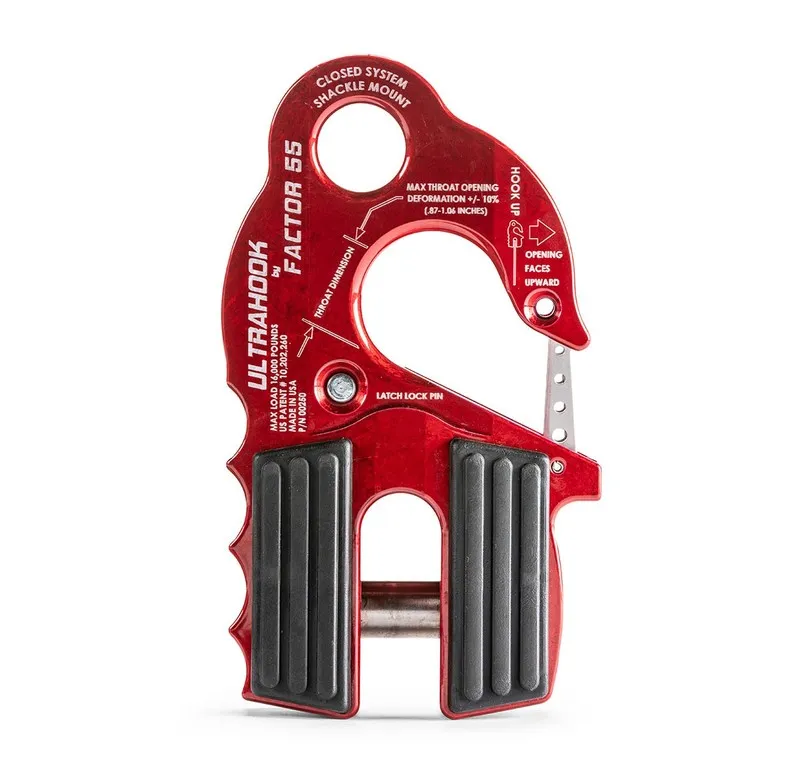 Такелажная скоба Factor 55 00250-04 UltraHook Closed System Winch Shackle Mount 