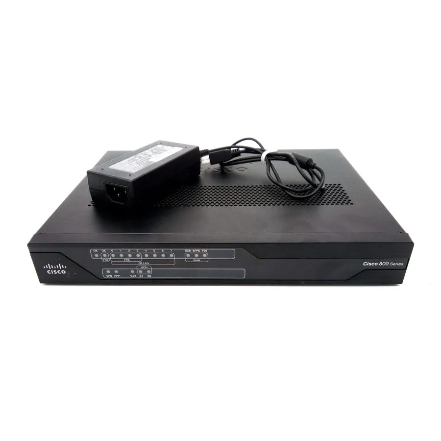 Маршрутизатор CISCO C891F-K9 891F Gigabit Integrated Service Router 8-Port