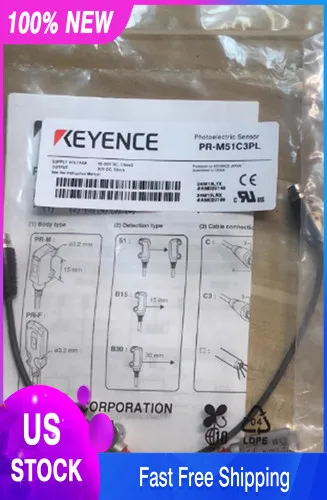 Фотоэлектрический датчик KEYENCE PR-M51C3PL Photoelectric Sensor