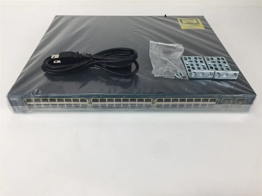 Коммутатор Cisco WS-C3560G-48PS-S 48-Port Gigabit PoE Managed Switch 4 SFP 1U Ra