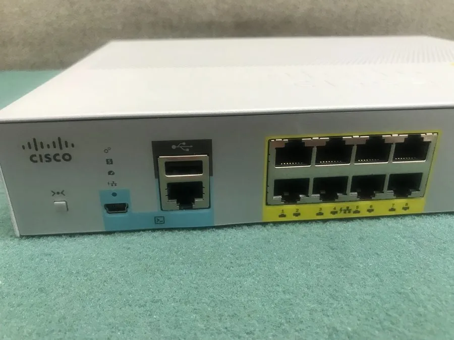 Коммутатор Cisco WS-C2960L-8PS-LL 8-Port Small 1U Managed Gigabit PoE Network Sw