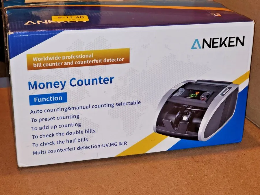 Счётчик банкнот Aneken NX-580 Money Counter UV/MG/IR Counterfeit Detection Bill 