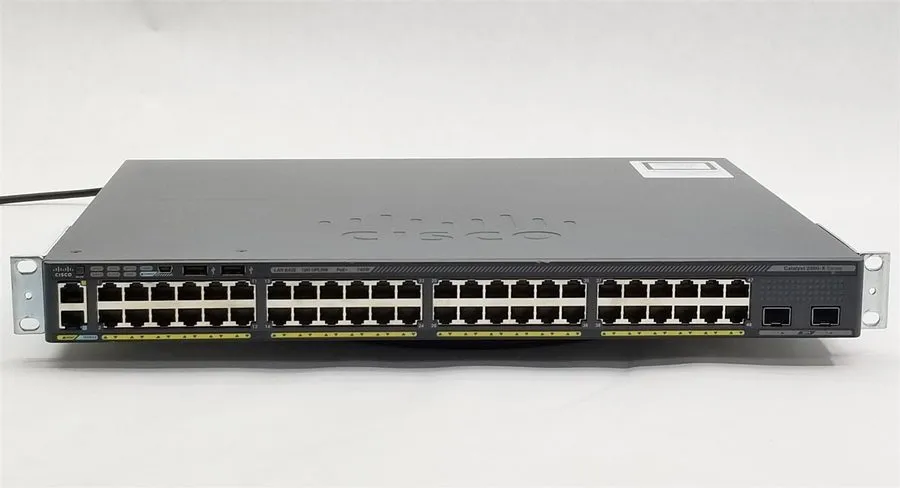 Коммутатор Cisco Catalyst WS-C2960X-48FPD-L 48-Port PoE+ Switch 740W 10G SFP+