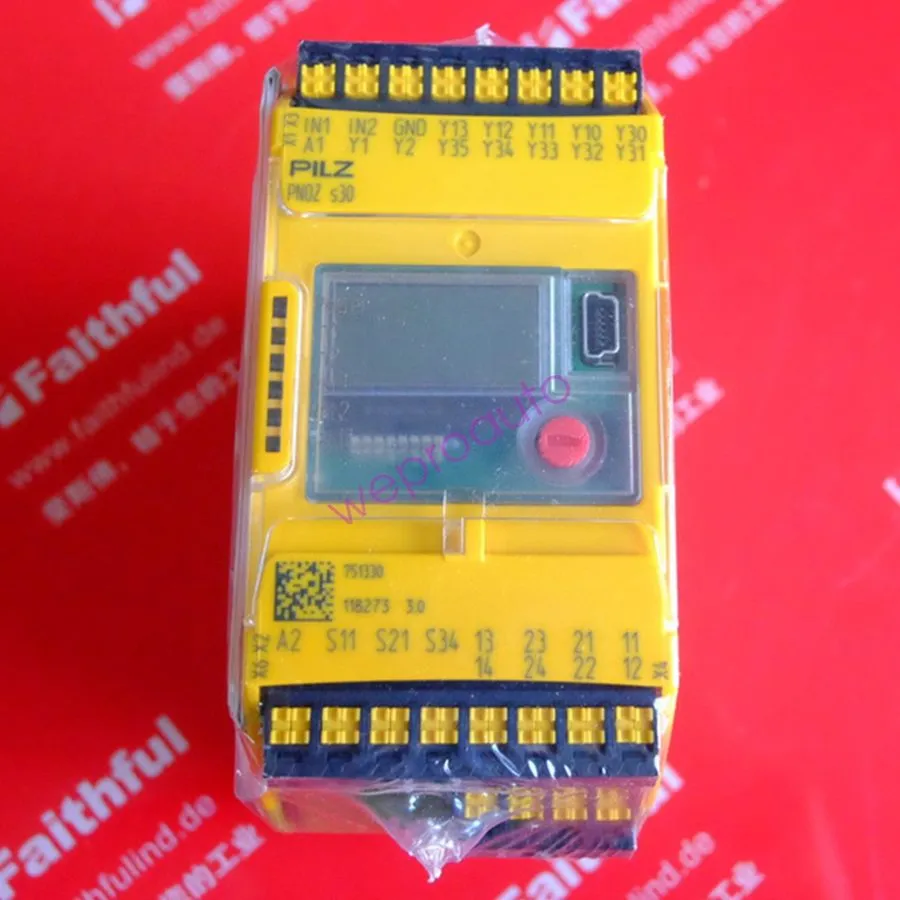 Реле безопасности Pilz PNOZ s30 750330 Safety Speed Monitor Relay 24-240VAC/DC