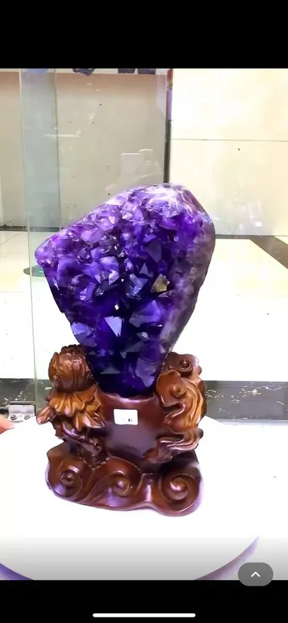 Лабораторный прибор 21.56LB High quality Natural Amethyst Geode Quartz Crystal C — фото лота 1