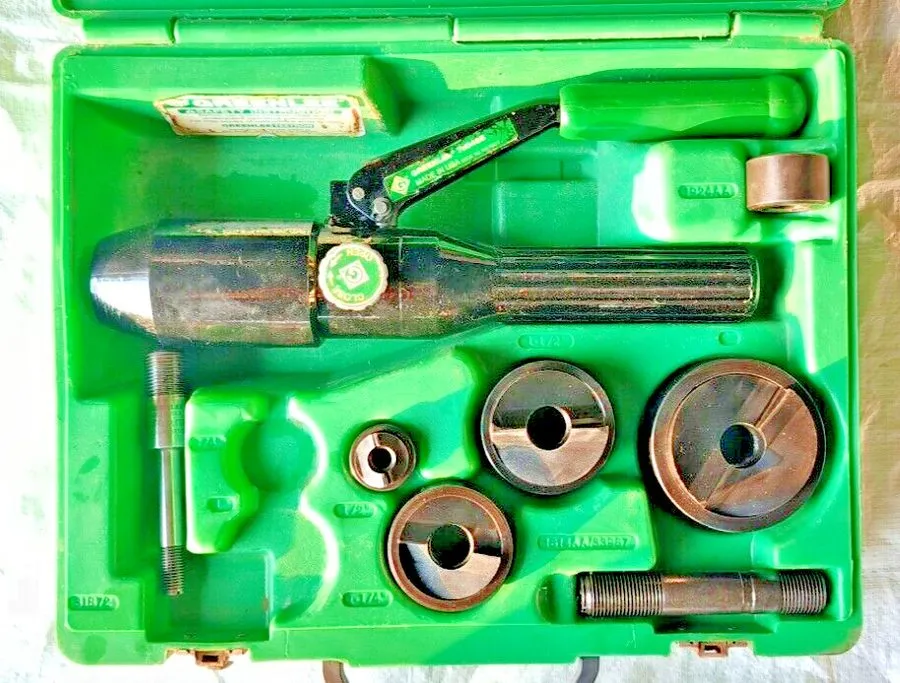 Электрооборудование GREENLEE 7806SB HYDRAULIC PUNCH DRIVER SET WITH 1/2", 1-1/4"