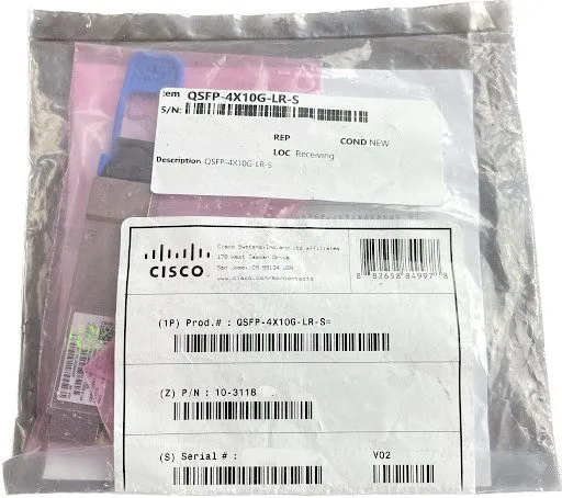 Трансивер Cisco QSFP-4X10G-LR-S Modules 4X10-GE