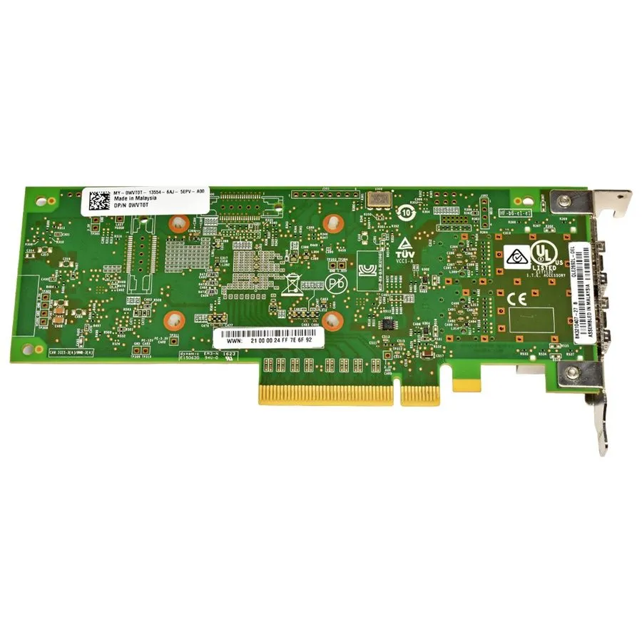 Сетевая карта Dell QLogic QLE2692L-DEL Dual-Port FC SFP+ 16GE NIC PCIe3.0 x8 LP