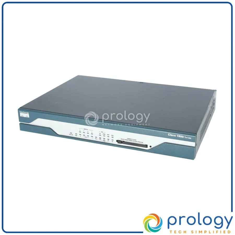 Маршрутизатор Cisco CISCO1803/K9 1803 V09 G.SHDSL Router w/ 8 x FE Switch Ports — фото лота 1