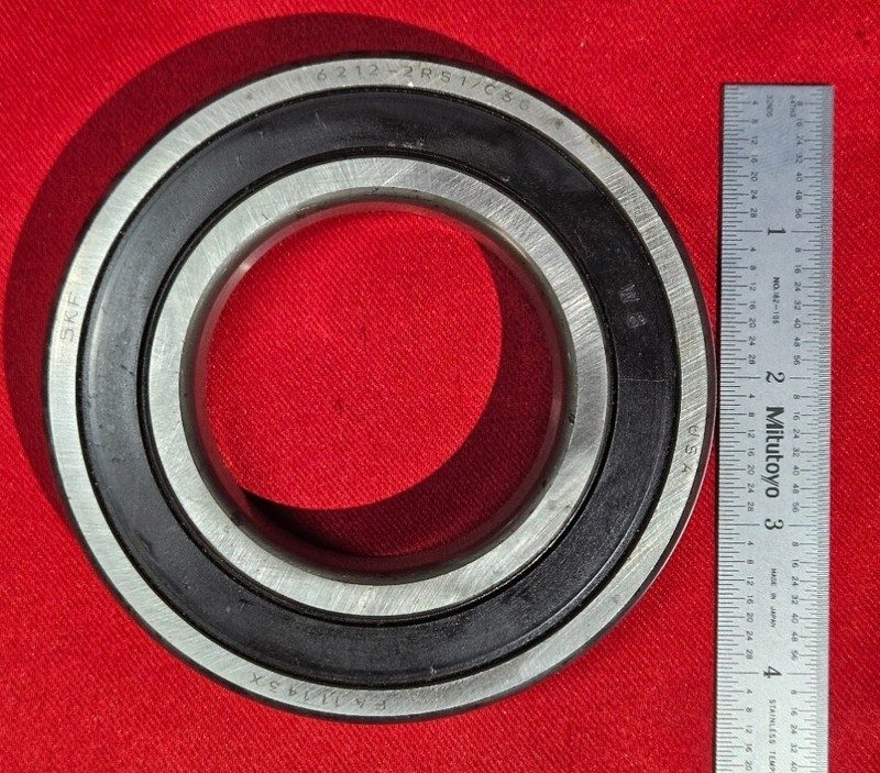 Подшипник One SKF 6006 2RS1/C3GJN Deep Groove Bearing Snap Ring 30 MM ID Argenti