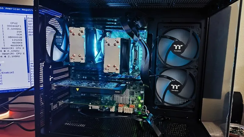 Сервер Homelab server Supermicro X10DAL-i Dual Xeon E5-2695v4 256GB DDR4 ECC 12T — фото лота 1